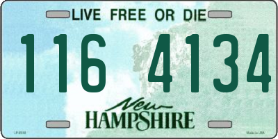 NH license plate 1164134