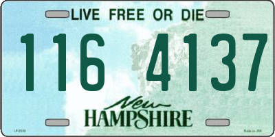 NH license plate 1164137