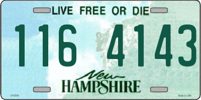 NH license plate 1164143