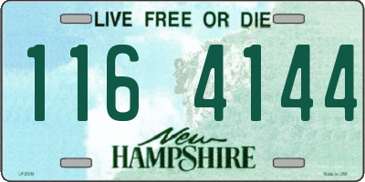 NH license plate 1164144