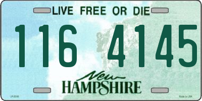 NH license plate 1164145