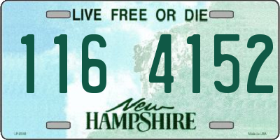 NH license plate 1164152