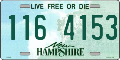 NH license plate 1164153