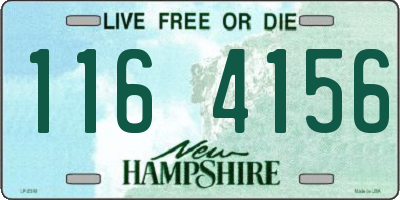 NH license plate 1164156