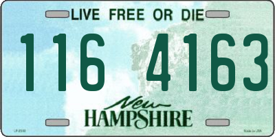 NH license plate 1164163