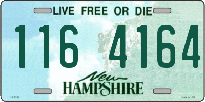 NH license plate 1164164