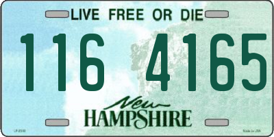 NH license plate 1164165