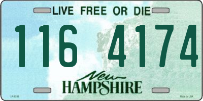 NH license plate 1164174