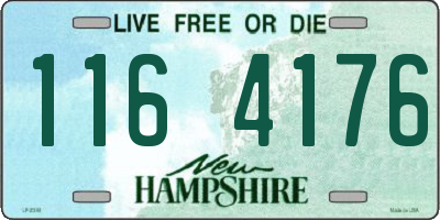 NH license plate 1164176
