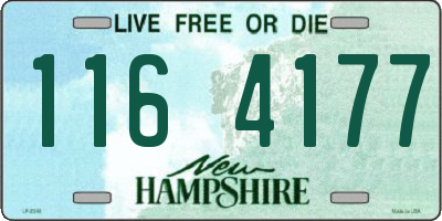NH license plate 1164177