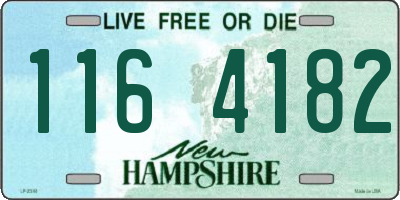 NH license plate 1164182