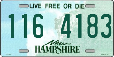 NH license plate 1164183
