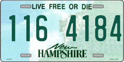 NH license plate 1164184