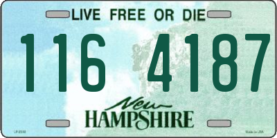 NH license plate 1164187