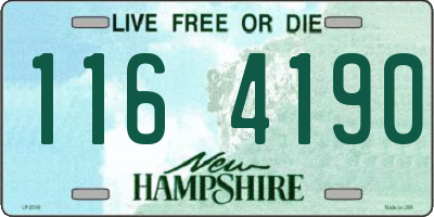 NH license plate 1164190