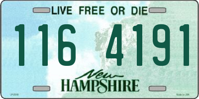 NH license plate 1164191