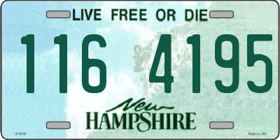 NH license plate 1164195