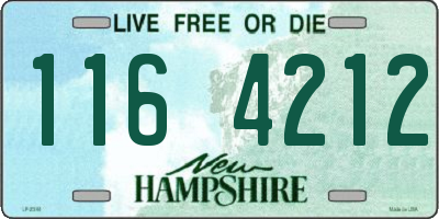NH license plate 1164212
