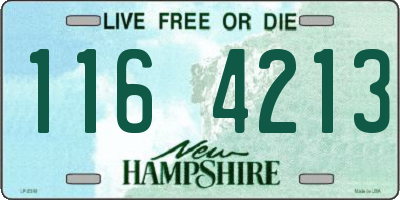 NH license plate 1164213