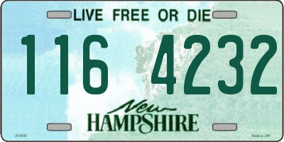 NH license plate 1164232