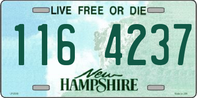 NH license plate 1164237