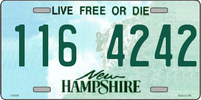 NH license plate 1164242