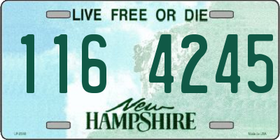 NH license plate 1164245