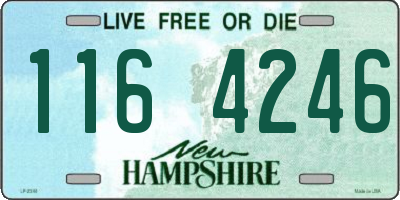NH license plate 1164246