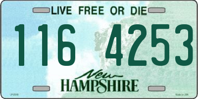 NH license plate 1164253