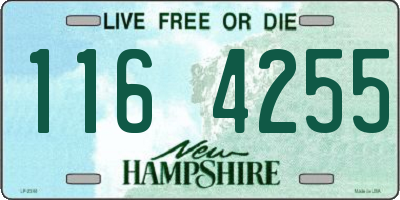 NH license plate 1164255