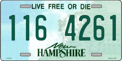 NH license plate 1164261
