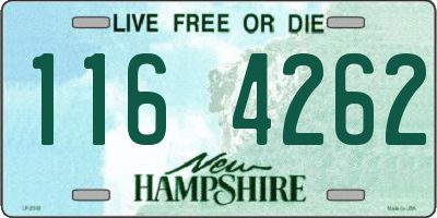 NH license plate 1164262