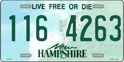 NH license plate 1164263