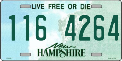 NH license plate 1164264