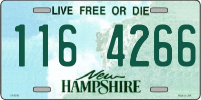 NH license plate 1164266