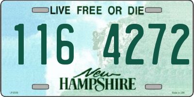 NH license plate 1164272