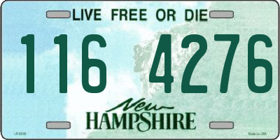 NH license plate 1164276