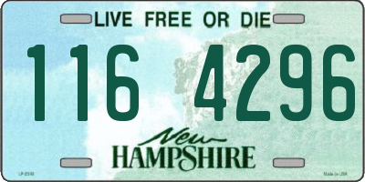 NH license plate 1164296