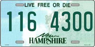 NH license plate 1164300