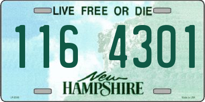 NH license plate 1164301