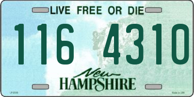 NH license plate 1164310