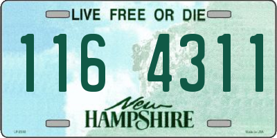 NH license plate 1164311