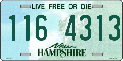 NH license plate 1164313