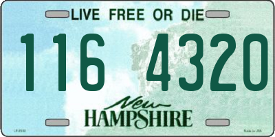 NH license plate 1164320