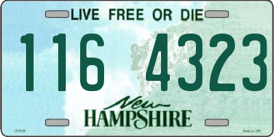 NH license plate 1164323