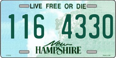 NH license plate 1164330