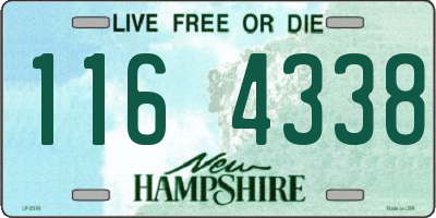 NH license plate 1164338