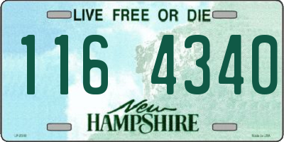 NH license plate 1164340