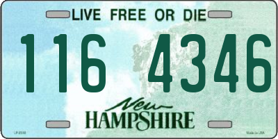 NH license plate 1164346