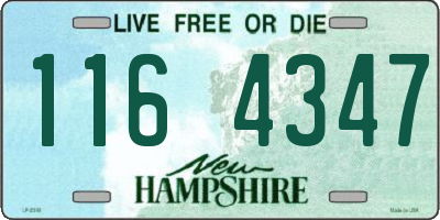 NH license plate 1164347